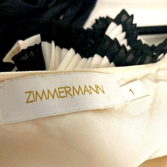 ZIMMERMANN Tiered Sleeveless Dress - Size 1 - Picture 9 of 14